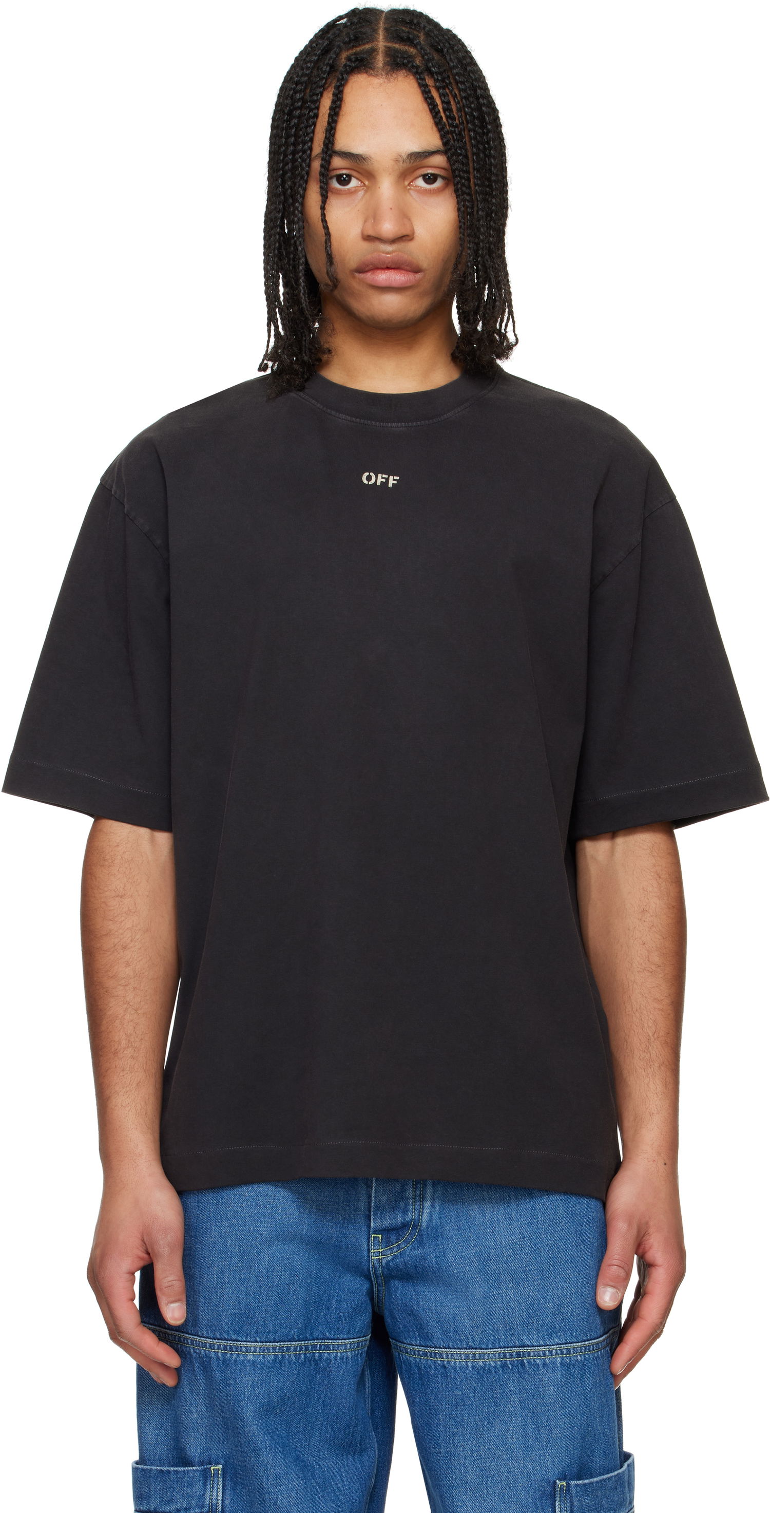 Tričko Off-White Off-White Martyrdom Arrow Skate Short Sleeve T-Shirt Čierna | OMAA120S25JER00I1361, 0