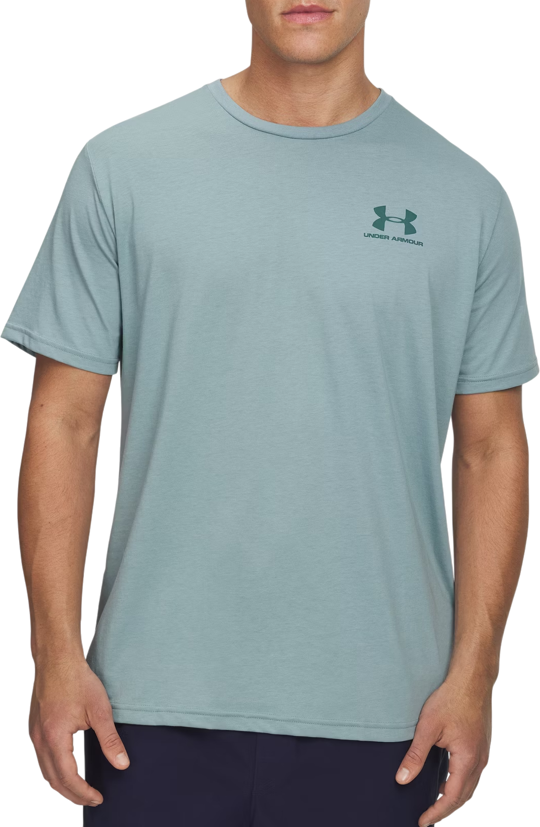 Tričko Under Armour Sportstyle Left Chest Tee Tyrkysová | 1326799-323, 0