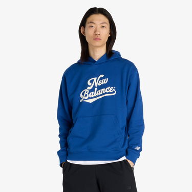 Mikina New Balance Athletics Legacy Hoodie Modrá | MT53902-GAB, 1