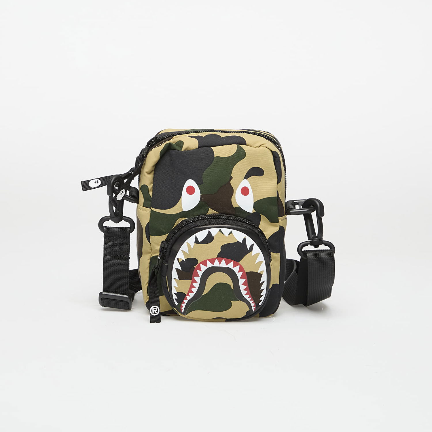Taška cez rameno BAPE A BATHING APE 1st Camo Shark Mini Shoulder Bag Žltá | 001SGL301021MYEL, 0