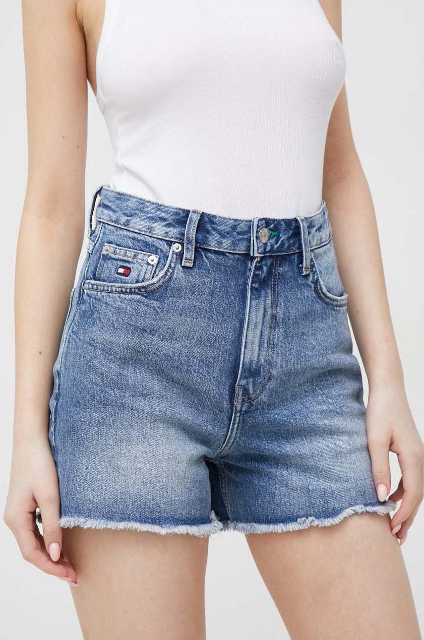Šortky Tommy Hilfiger Shawn Mendes x Denim Shorts Modrá | WW0WW39268.PPYX, 0