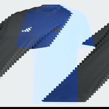 Tričko adidas Performance Essentials Small Logo Jersey T-Shirt Modrá | JF1093, 4