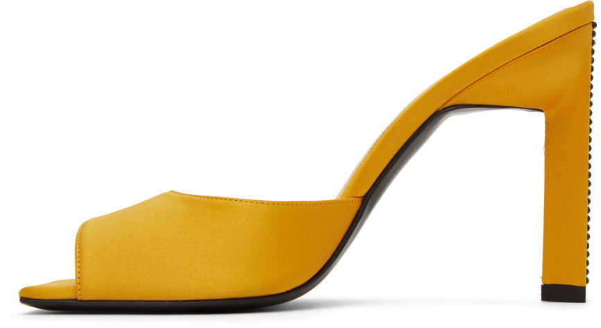 Attico Kaia Satin Heeled Mules