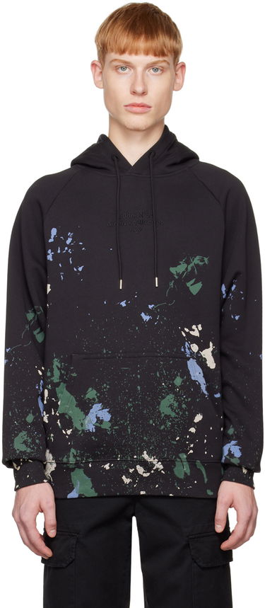 Mikina Études Paint Splatter Print Hoodie Čierna | H22MM271OC14AT, 0