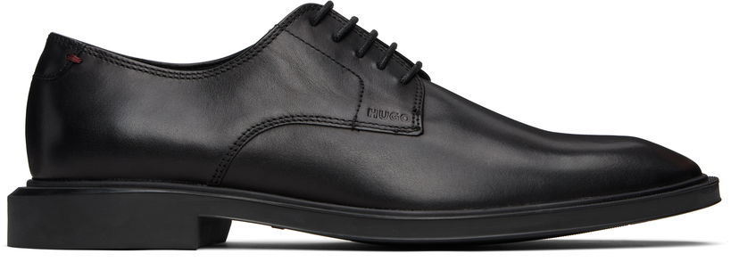 Tenisky a topánky BOSS Rubber-Sole Leather Derbys Čierna | 50529049