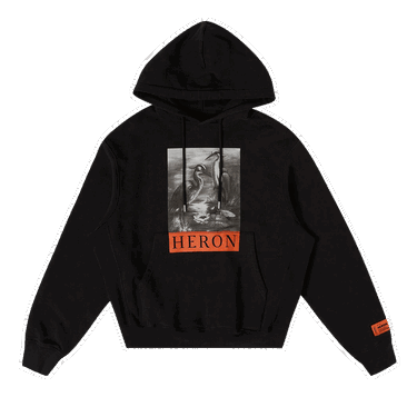 Mikina HERON PRESTON Heron Hoodie Čierna | HMBB024C99JER0031010, 0
