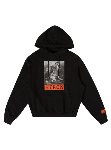 Mikina HERON PRESTON Heron Hoodie Čierna | HMBB024C99JER0031010