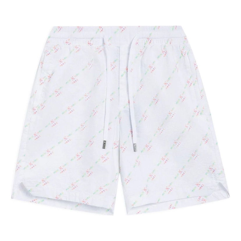 Šortky Li-Ning All-Over Print Shorts Biela | AKSS429-2