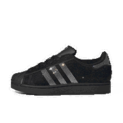 Superstar II Rhinestone "Black Silver"