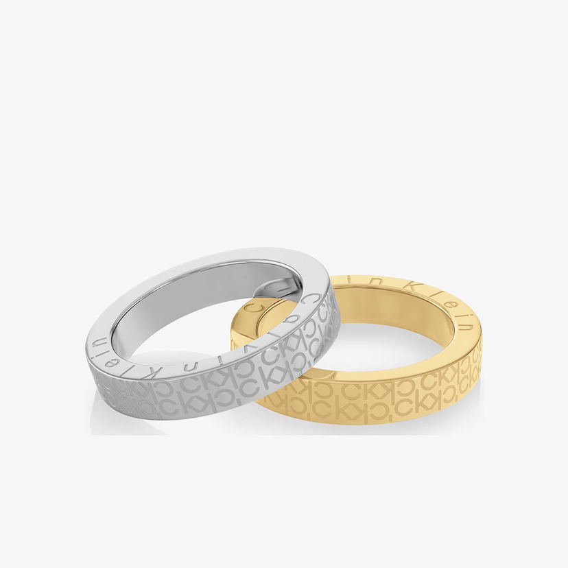 Prsteň CALVIN KLEIN Engraved Pattern Band Ring Rôznofarebný | 35000444D