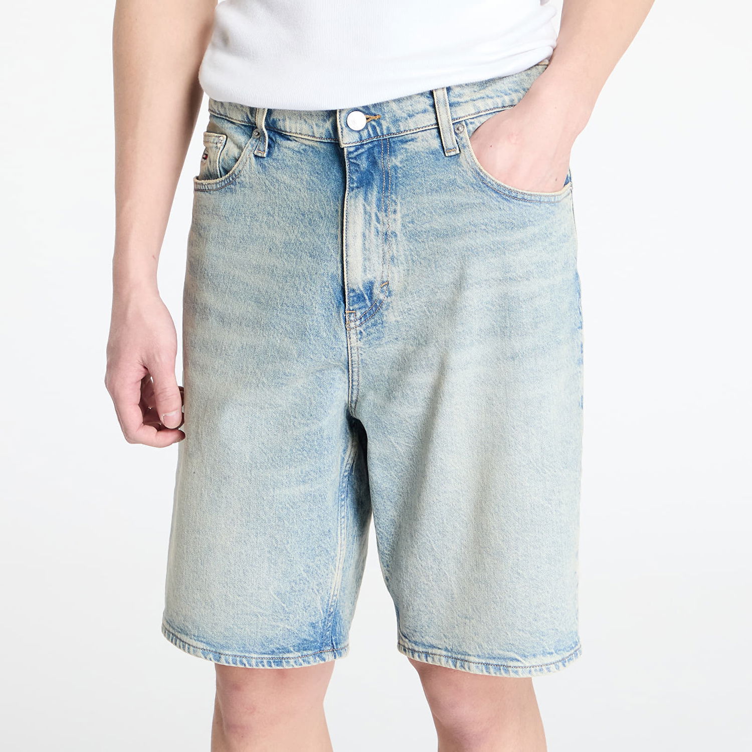 Šortky Tommy Hilfiger Tommy Jeans Isaac Relaxed Denim Shorts Modrá | DM0DM20958 1A5, 1