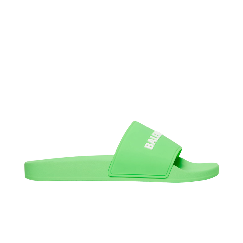 Tenisky a topánky Balenciaga Pool Slide Green White Zelené | 565826W1S823590