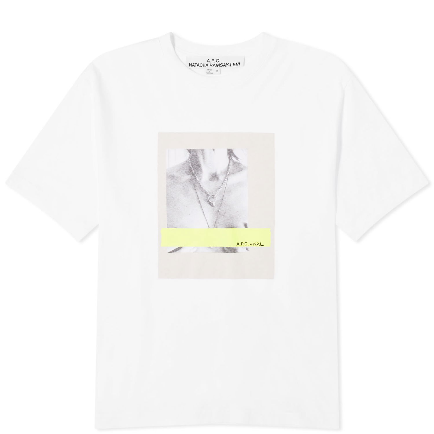 Tričko A.P.C. New Haven Graphic T-Shirt White Biela | COGYJ-H26368-DAM, 0