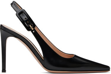 Tenisky a topánky Gianvito Rossi Tokio Leather Slingback Heels Čierna | G95441-95RIC-TOK, 0