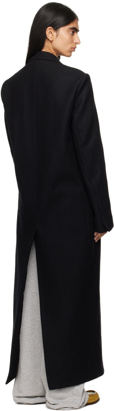 Trenčkot Dries Van Noten Dries Van Noten Wool Double-Breasted Maxi Coat Čierna | 242-010216-9223, 2