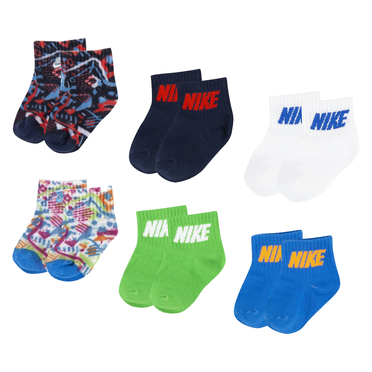 Ponožky Nike Nike Quarter Socks 6 Pairs Navy | NN0752-U90, 0