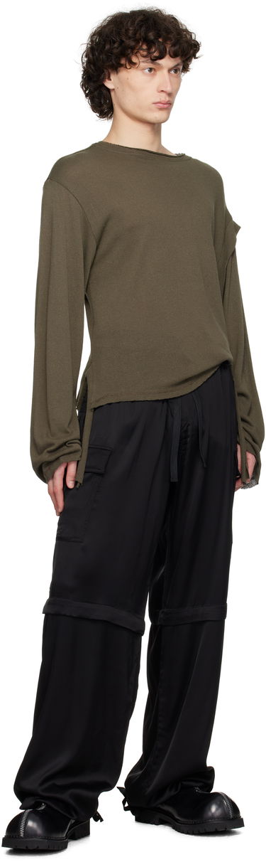 Cargo nohavice Ottolinger Ottolinger Baggy Cargo Pants Čierna | 111-200111-01, 3