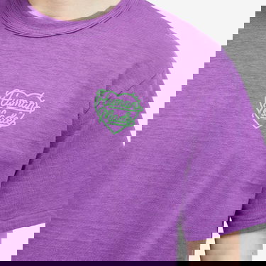Tričko Human Made Small Heart T-Shirt Size Large Fialová | HM27CS007-PU, 5