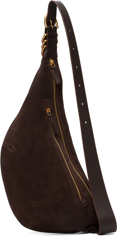 Taška cez rameno rag & bone Rag & Bone Brooklyn Suede Sling Bag Hnedá | SD100229, 2