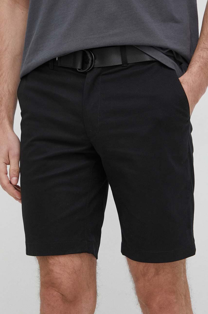 Šortky CALVIN KLEIN Chino Shorts Čierna | K10K111788.PPYX, 0