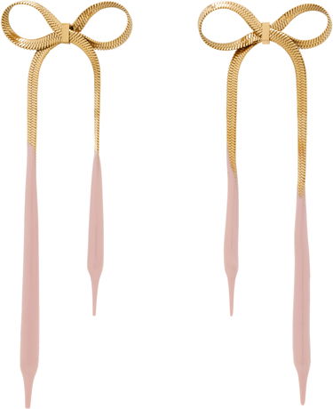 Náušnice Ottolinger Ottolinger Laced Bow Earrings Ružová | 2225150104, 0