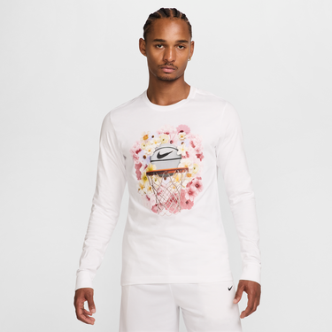 Tričko Nike Nike Max90 Basketball Long Sleeve T-Shirt Biela | HJ3348-100, 0