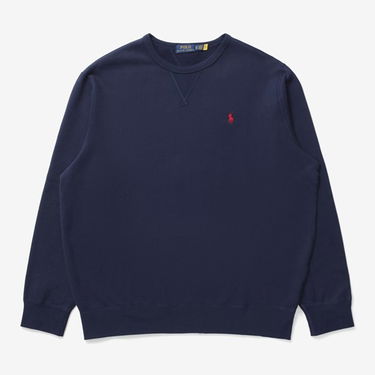 Mikina Polo by Ralph Lauren Vintage Fleece Crew Sweat Navy | 710766772003, 3