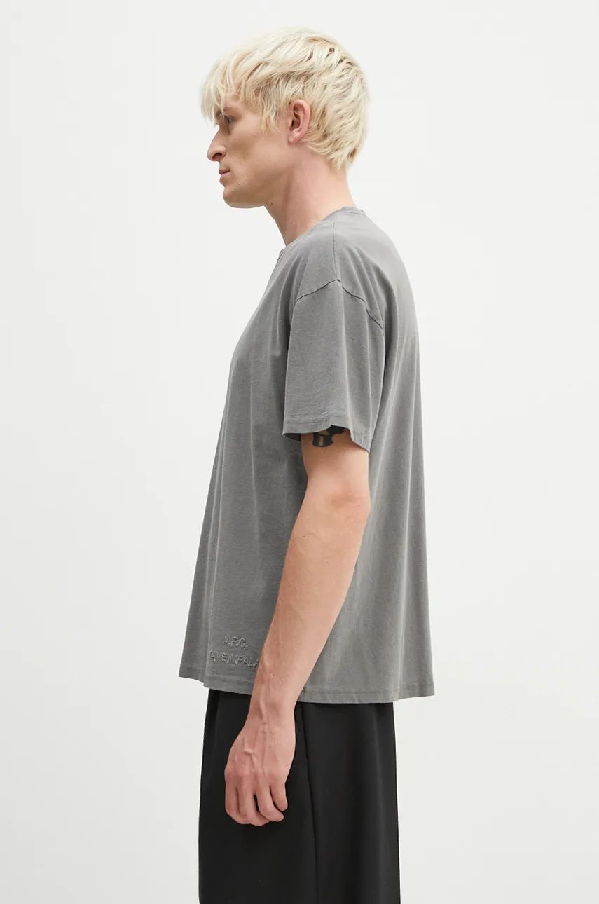 Tričko A.P.C. Floater T-Shirt Šedá | COHBS.M26437.LAD, 1