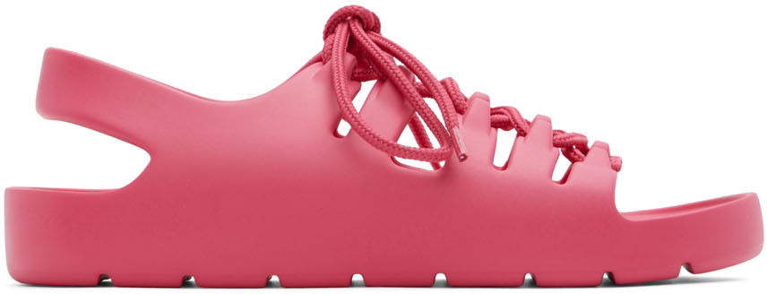Rubber Jelly Sandals "Pink"