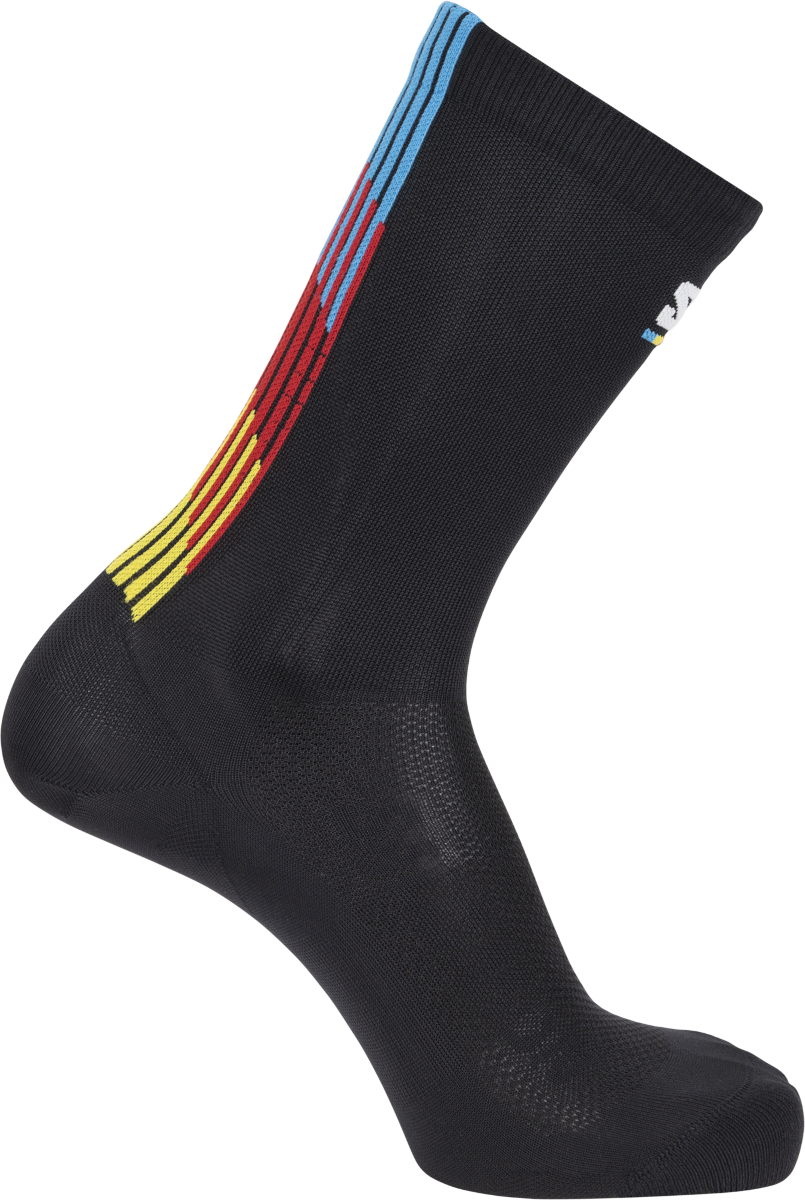 Ponožky Salomon Salomon Pulse Race Flag Crew Socks Čierna | lc2625-200, 0