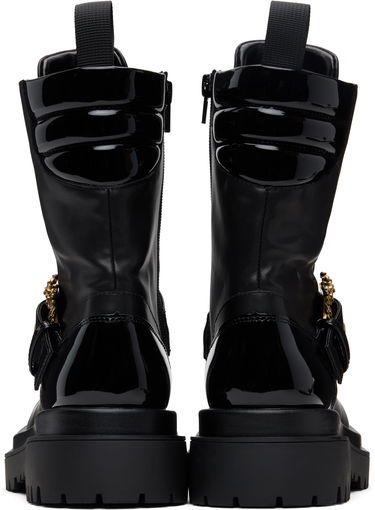 Tenisky a topánky Versace Versace Jeans Couture Pin-Buckle Boots Čierna | E79VA3S67_E71570, 1