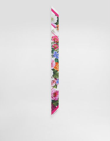 Šál Dolce & Gabbana Dolce & Gabbana Floral Twill Headscarf Rôznofarebný | FS215AGDCWCHH5KT, 0