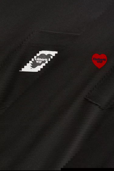 Tričko Carhartt WIP Long Sleeve Pocket Heart T-Shirt Čierna | I035300.1V2XX, 3