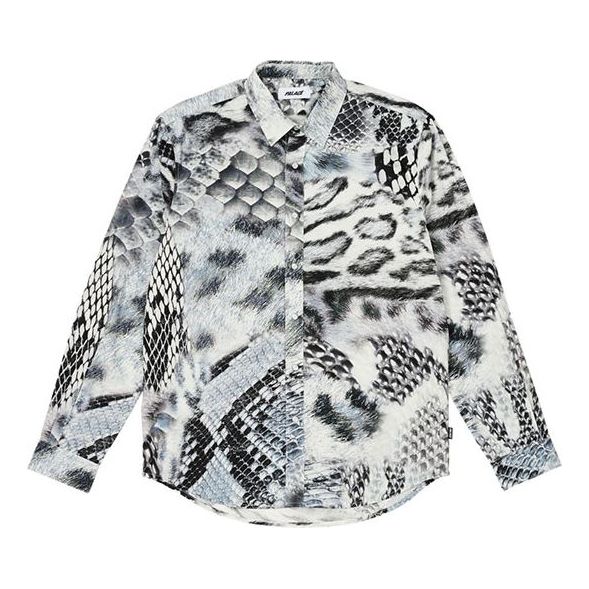 Košeľa Palace Palace Animal Print Button-Up Shirt Biela | P25SHT009