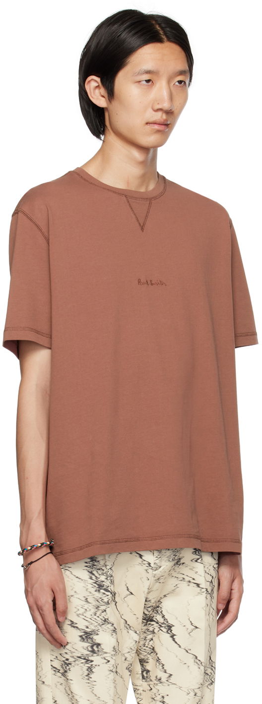 Tričko Paul Smith Paul Smith Embroidered T-Shirt Hnedá | M1R-394Y-LP3837-55, 1