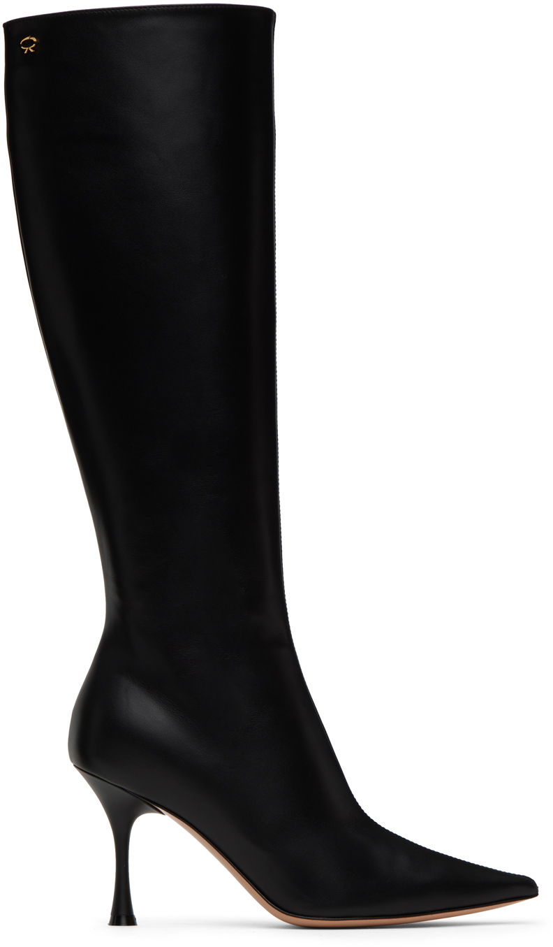 Oblečenie Gianvito Rossi Gianvito Rossi 85 Tall Boots Čierna | G80235.85LAC.VGI, 0