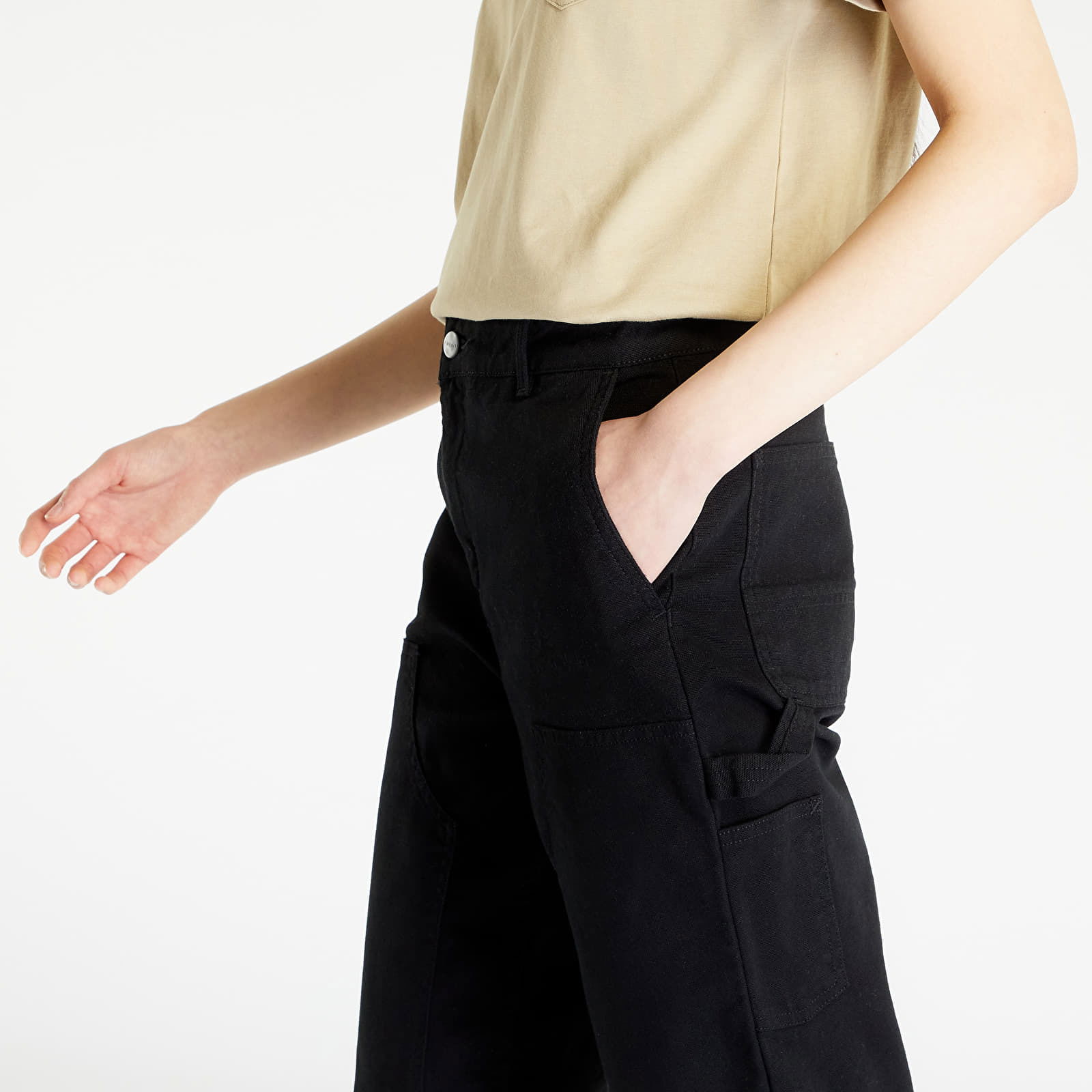 Pierce Double Knee Pant Black