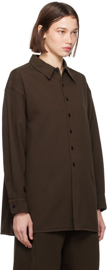 Košeľa LEMAIRE Lemaire Twisted Denim Shirt Hnedá | SH1124 LD1026, 3