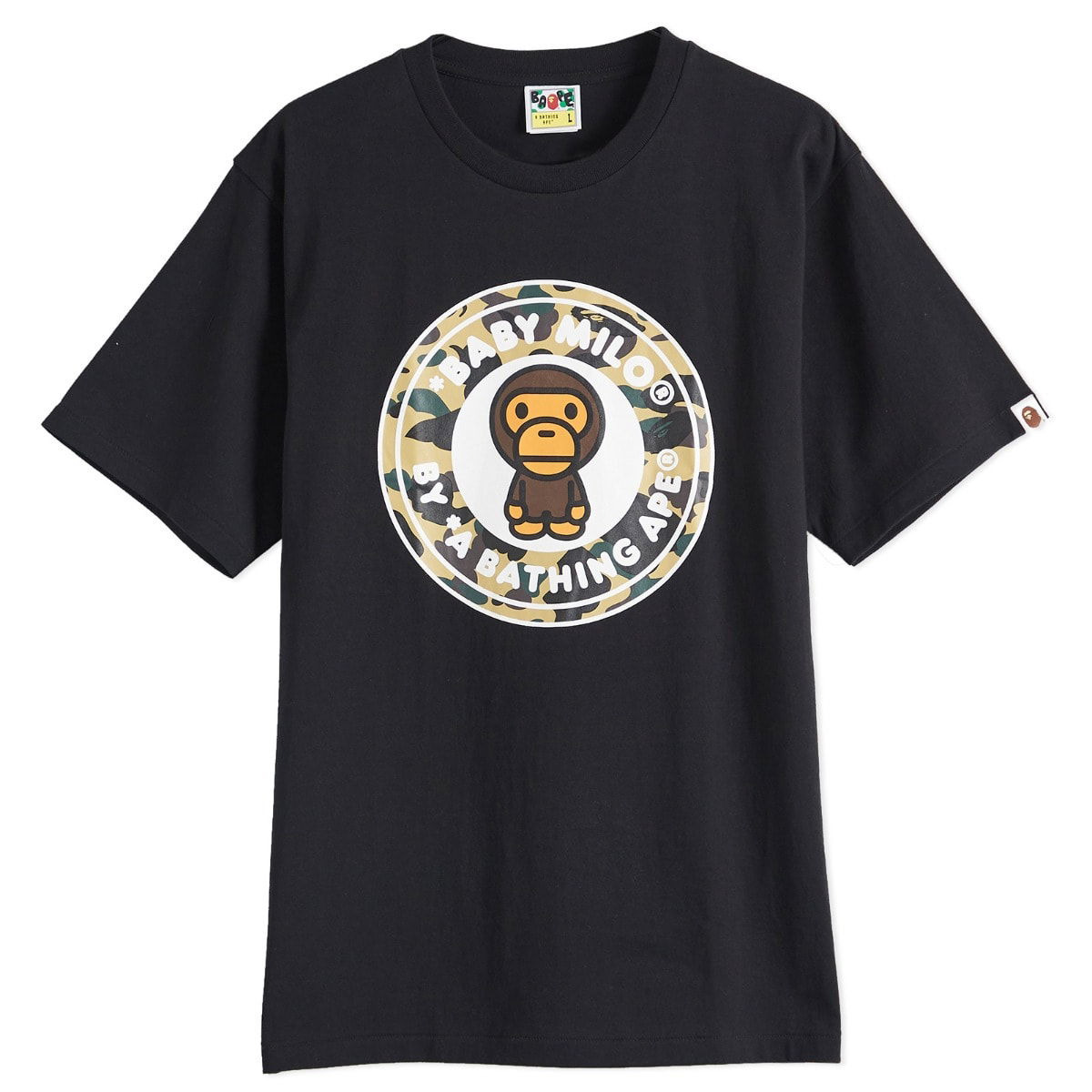 Tričko BAPE Bathing Ape 1St Camoilo Busy Works Tee Čierna | 002TEL301004M-BYL, 1