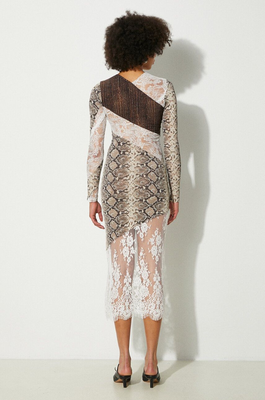 Šaty Marine Serre Lace T-Shirt Dress Hnedá | WDR294A, 1