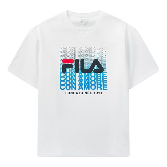 Tričko FILA FILA Con Amore Graphic Tee Biela | F51M028116F-WT, 0