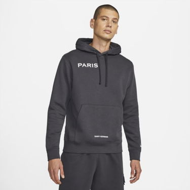 Mikina Nike Paris Saint-Germain Club Fleece Pullover Hoodie Šedá | DO6289-080, 0