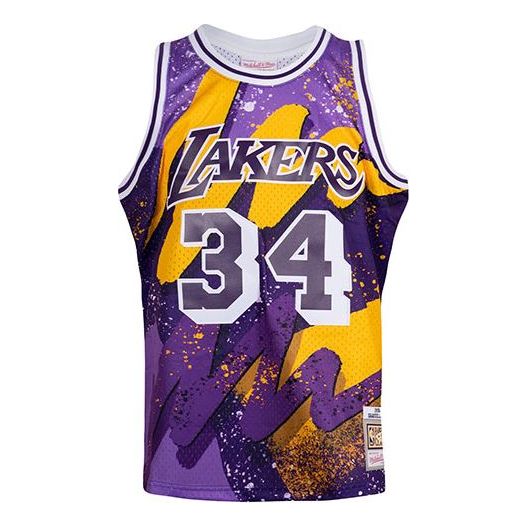 Dres Mitchell & Ness Mitchell & Ness Lakers Swingman Jersey Fialová | TFSM1253-LAL96SONDKPR, 0