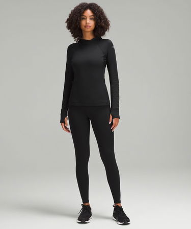 Legíny lululemon Fast and Free High-Waisted Fleece Pockets Leggings 71 cm Size 10 Čierna | prod11530529, 1