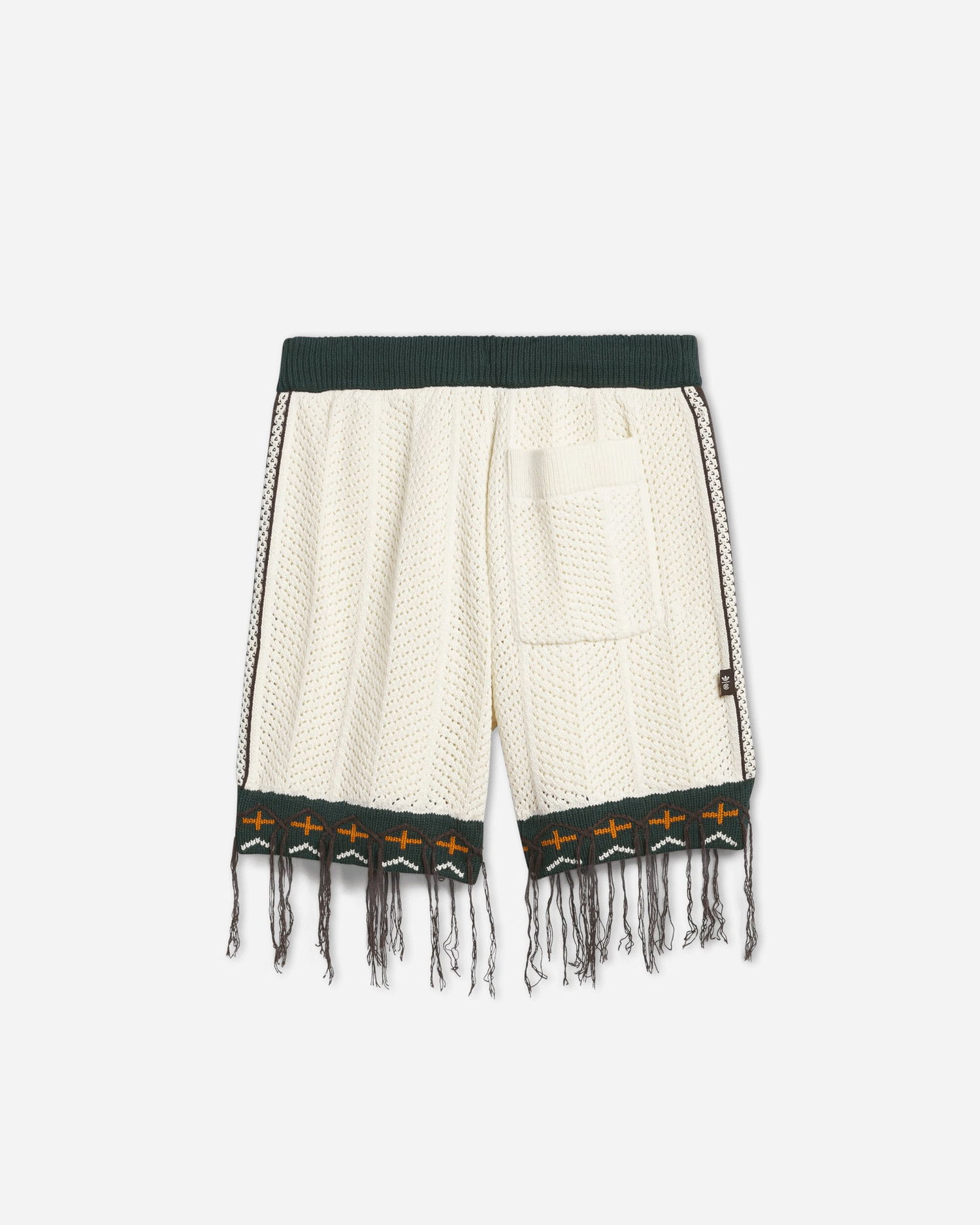 Šortky adidas Originals CLOT by Edison Chen Crochet Shorts Biela | JX6554, 0