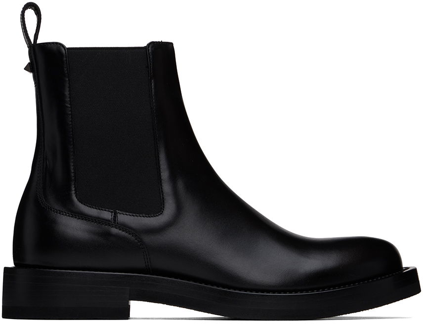 Oblečenie Valentino Valentino Garavani Rockstud Chelsea Boots Čierna | 5Y2S0H06PGB, 0