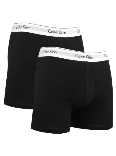 Boxerky CALVIN KLEIN 2Pack Boxer Briefs Modern Cotton Čierna | NB1087A-001