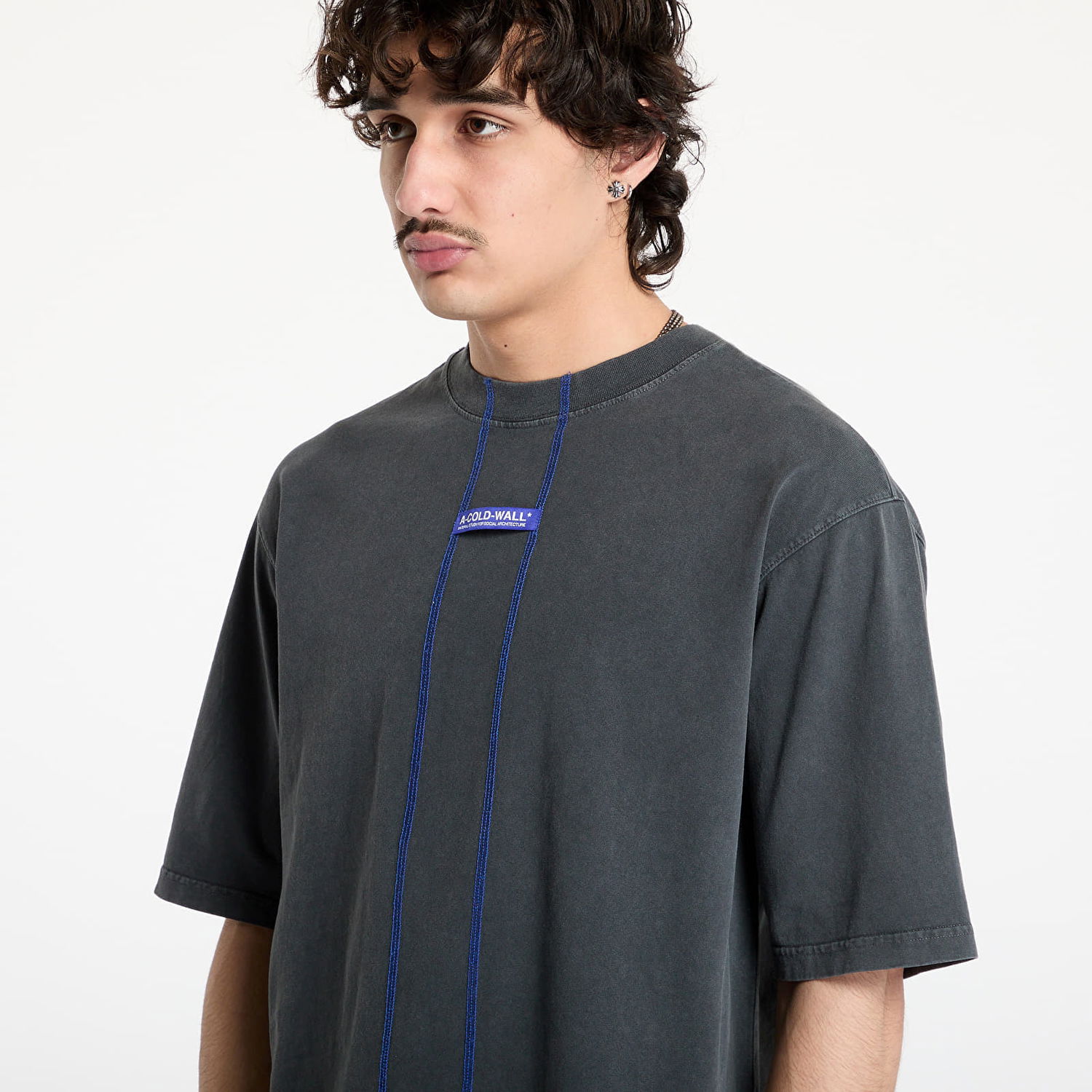 Tričko A-COLD-WALL* A-COLD-WALL* Schema T-Shirt Šedá | ACWMTS205 Black, 1