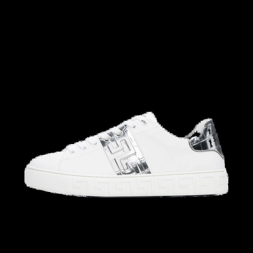 Tenisky a topánky Versace White & Silver Greca Biela | 1014460_1A10734