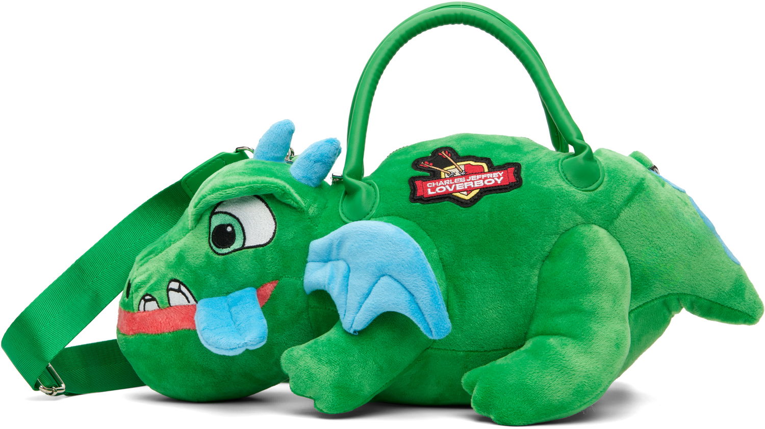 Kabelka Charles Jeffrey Loverboy Charles Jeffrey LOVERBOY Plush Baby Dragon Handbag Zelené | 54120501, 0